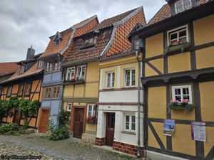Quedlinburg - Fachwerkhäuser in der Wassertorstrasse