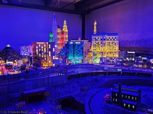 Hamburg - Las Vegas bei Nacht im Miniatur-Wunderland